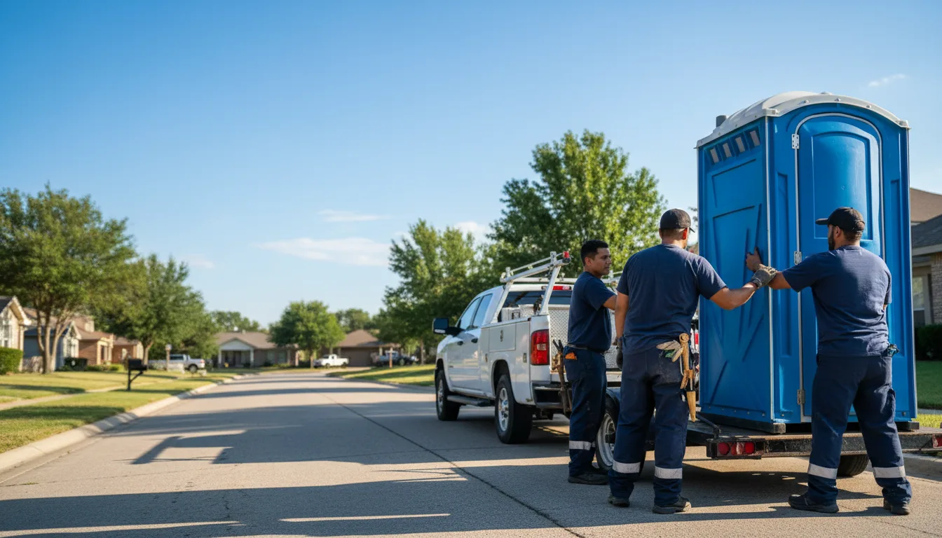 Portable Toilet Rental in Center Point, TX near me